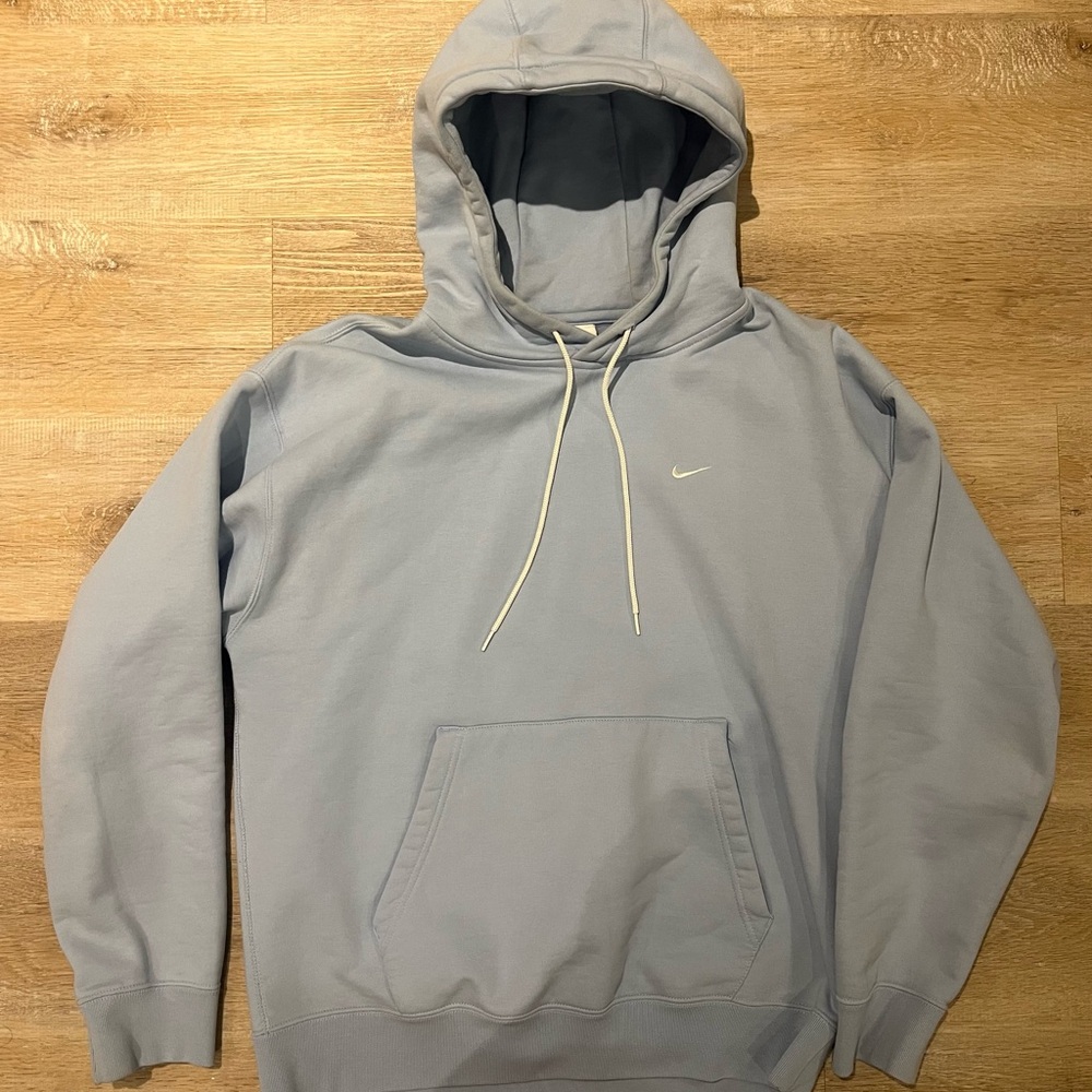 Nike Men's Light Blue Hoodie
